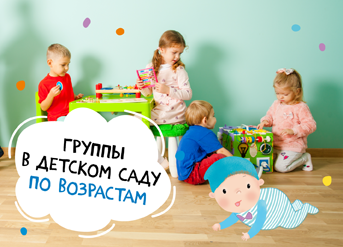 Группы в детском саду по возрастам