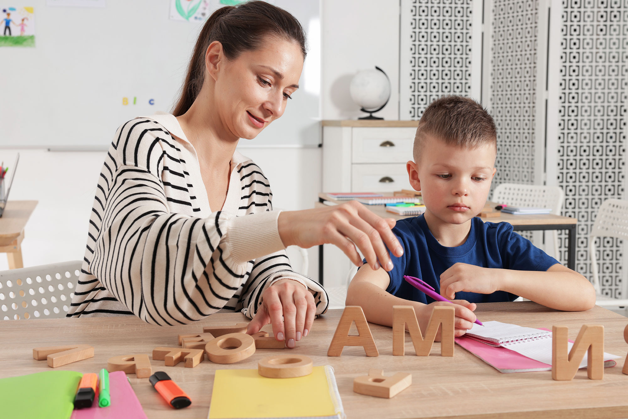 Деление слов на слоги 