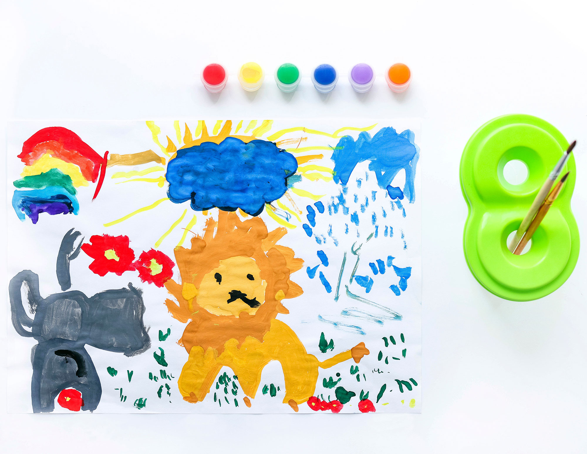 Кляксография: развиваем воображение и речь ребенка